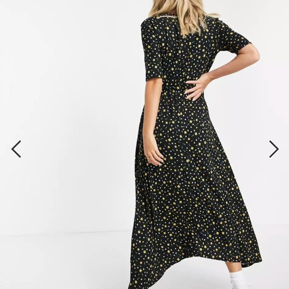 ASOS Design Maternity V-neck Maxi Dress Size 8 - Picture 2 of 7